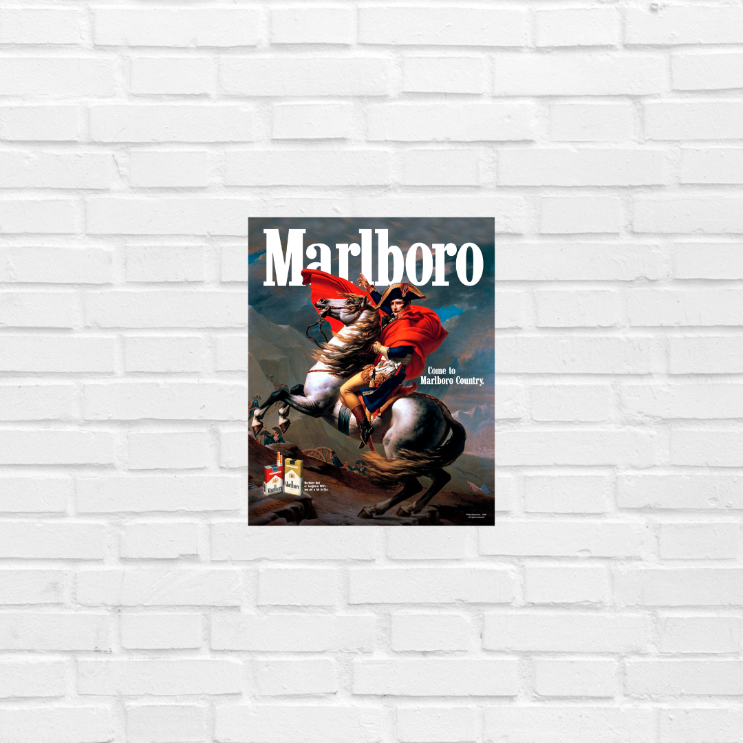 Marlboro x Napoleon Crossing the Alps